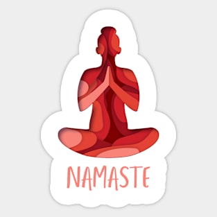 Namaste Sticker